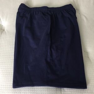 Men SOFFE Navy Sweat Shorts Size M